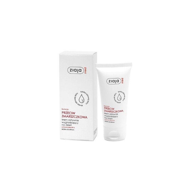 Ziaja Med Soin anti-rides Crème visage lissante active pour le jour 50 ml