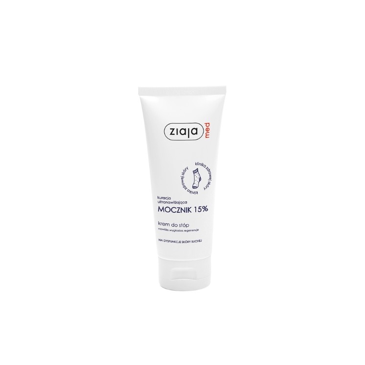Ziaja Med Ultra-moisturizing treatment with 15% urea foot cream for dry skin dysfunctions 100 ml