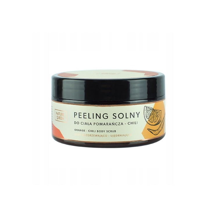 Peeling для тіла з апельсином та перцем чилі Nature Queen 250 г