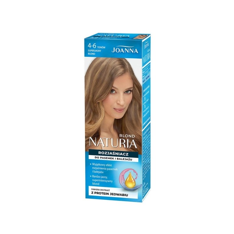 Joanna Naturia Rozjaśniacz do włosów blond 4-6 tonów