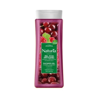 Joanna NATURIA Żel pod prysznic wiśnia i czerwona porzeczka 300 ml