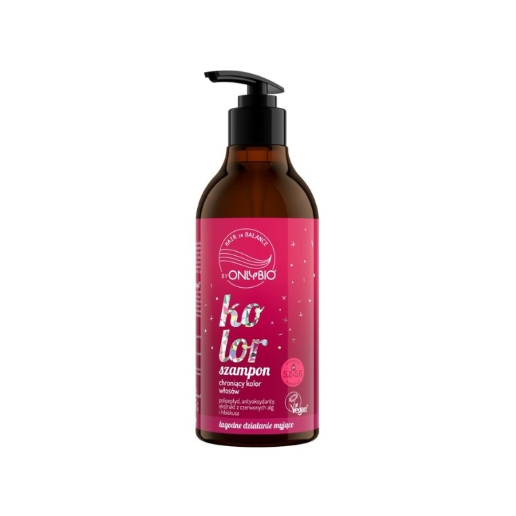 Шампунь для захисту кольору волосся ONLYBIO Hair in Balance Color 400 мл