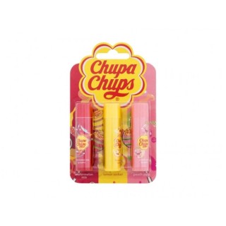 Chupa-Chups Set mit 3 Lippenbalsamen Chupa-Chups Set mit 3 Lippenbalsamen
