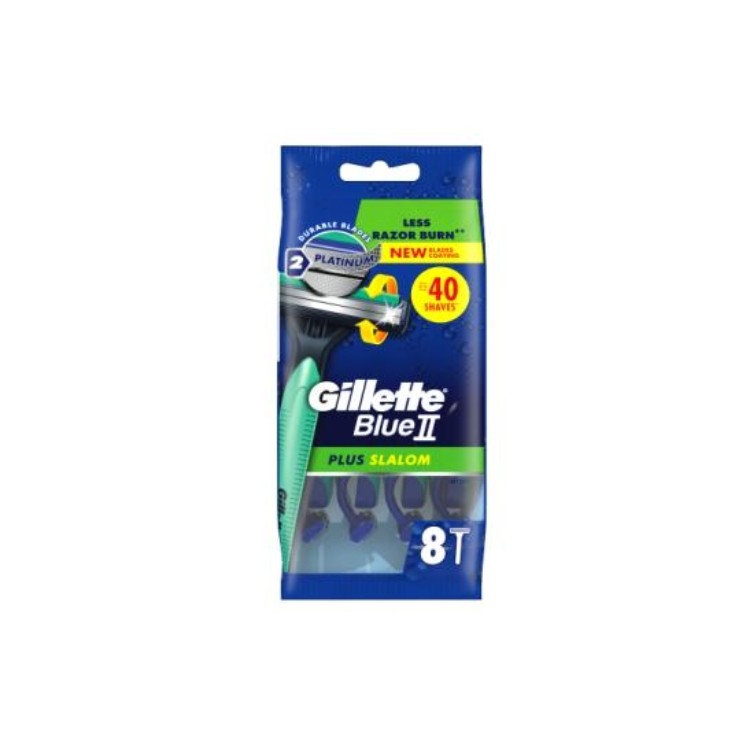 Gillette BlueII Plus Slalom Maszynki do golenia 8 sztuk