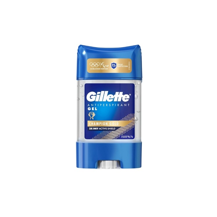 Gillette Antyperspirant w żelu Champion Gold 70 ml