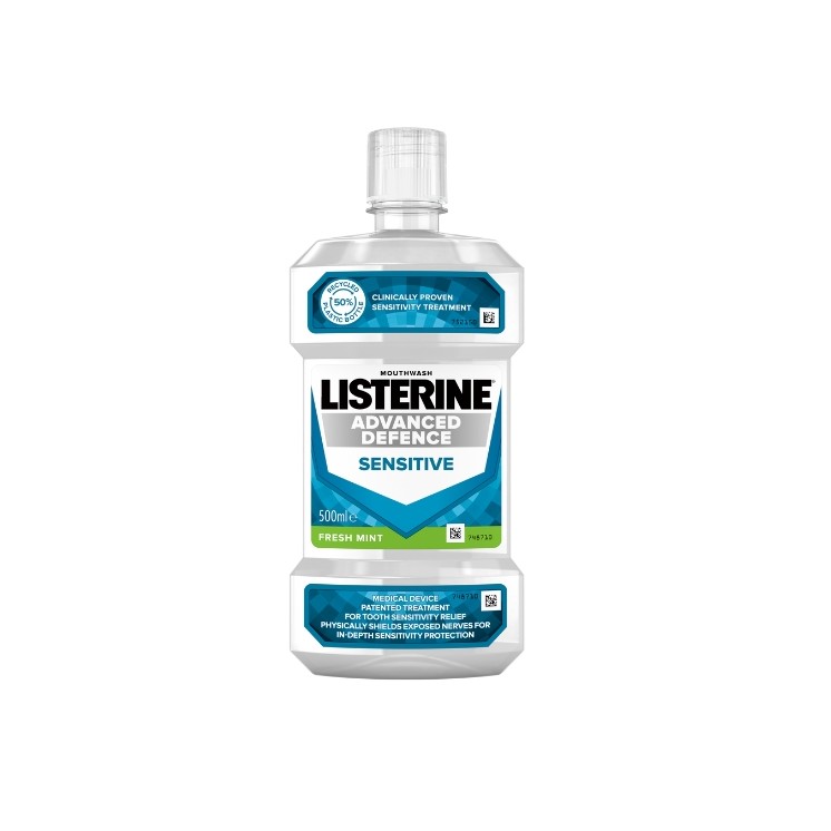 Listerine Płyn do płukania jamy ustnej Advanced Defence Sensitive 500 ml