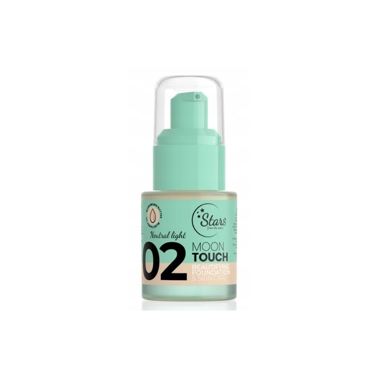 Stars from the stars MOON TOUCH verfraaiende en verzorgende foundation 02 Neutral Light 25 g