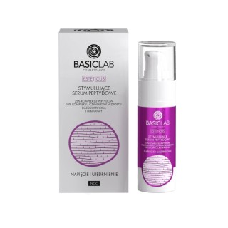 BasicLab Esteticus stimulating Peptide Serum for the face for the night 25% peptide complex BasicLab Esteticus stimulating Peptide Serum for the face for the night 25% peptide complex