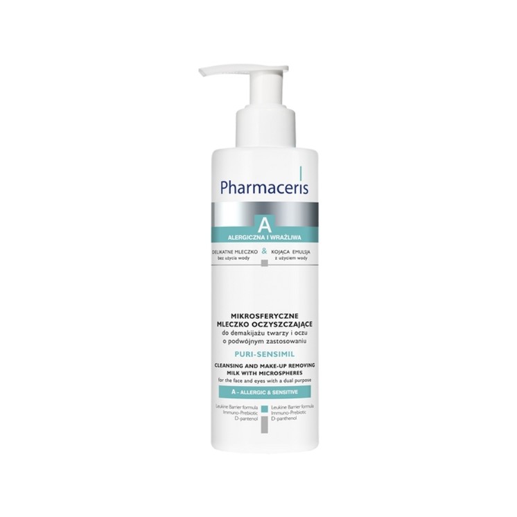 Pharmaceris A Puri-Sensimil Reinigungsmilch für Gesicht und Augen 190 ml