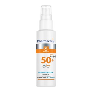 Pharmaceris S Dermopediatric Захисний мінеральний спрей для обличчя та тіла SPF50 + 100 мл