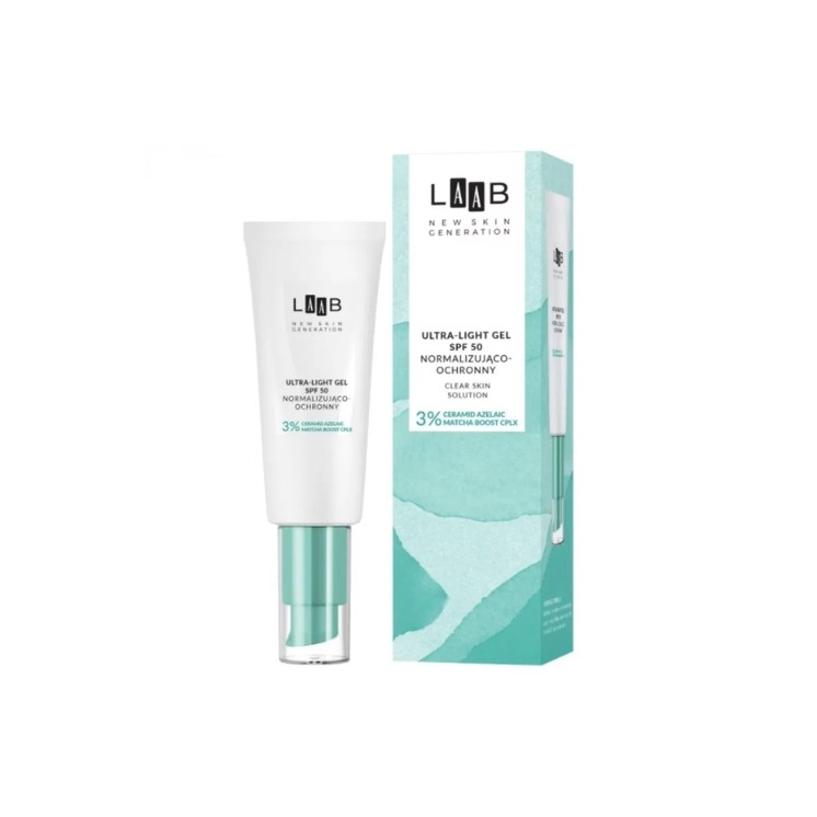 AA LAAB Clear Skin Solution Ultralight Normalizing and Protective Face Gel SPF50 40 ml