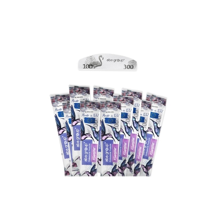 Aba Group Safe Package Mini Sweet Nail Polisher Crescent Flaming 100/300 10 pcs