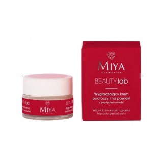 Miya Cosmetics BEAUTY .lab glättende Augen- und Augenlidcreme mit Kupferpeptid 15 ml