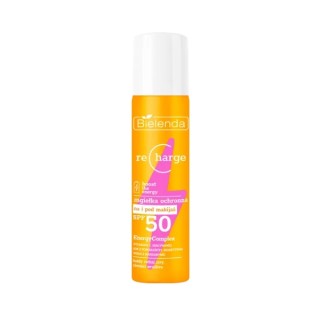 Захисний спрей Bielenda Recharge під макіяж і під ним SPF50 75 мл Захисний спрей Bielenda Recharge під макіяж і під ним SPF50 75 мл