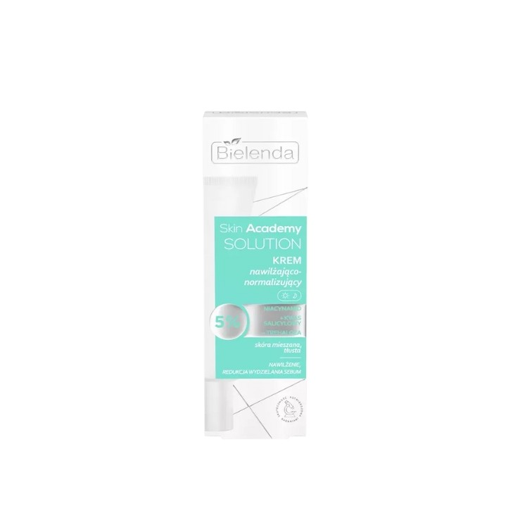 Bielenda Skin Academy Solutions feuchtigkeitsspendende und normalisierende Gesichtscreme 50 ml