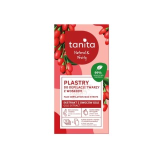 Tanita Natural &Fruity Goji Wax Gezichtsontharingsstrips 12 stuks Tanita Natural &Fruity Goji Wax Gezichtsontharingsstrips 12 stuks