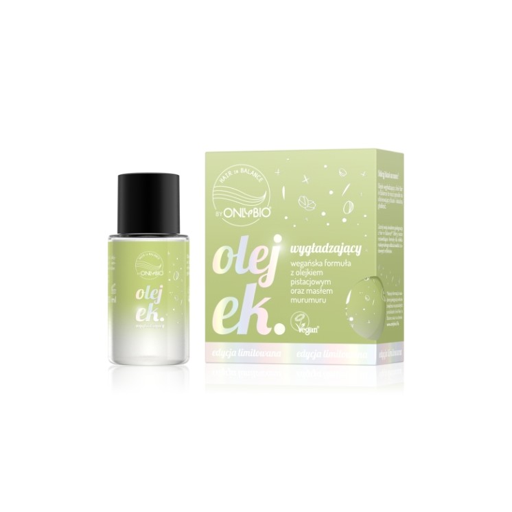 OnlyBio Hair in Balance Olejek do włosów wygładzający Pistacja 20 ml