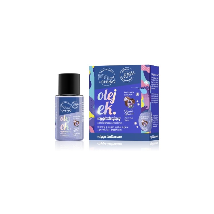 OnlyBio Hair in Balance x Wedel Olejek do włosów wygładzający Ptasie Mleczko Jagodowy Shake 20 ml