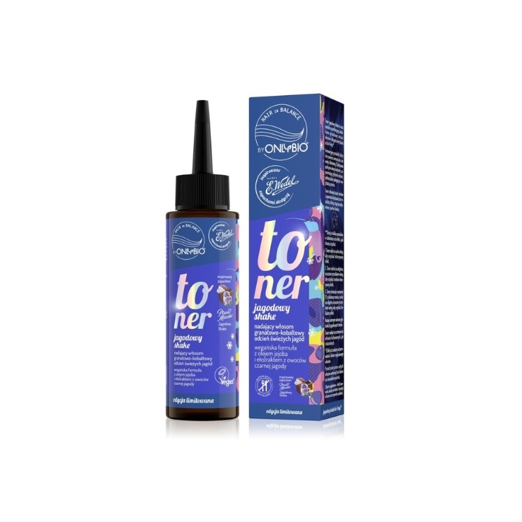 OnlyBio Hair in Balance x Wedel Haarwasser Berry Shake Ptasie Mleczko 100 ml