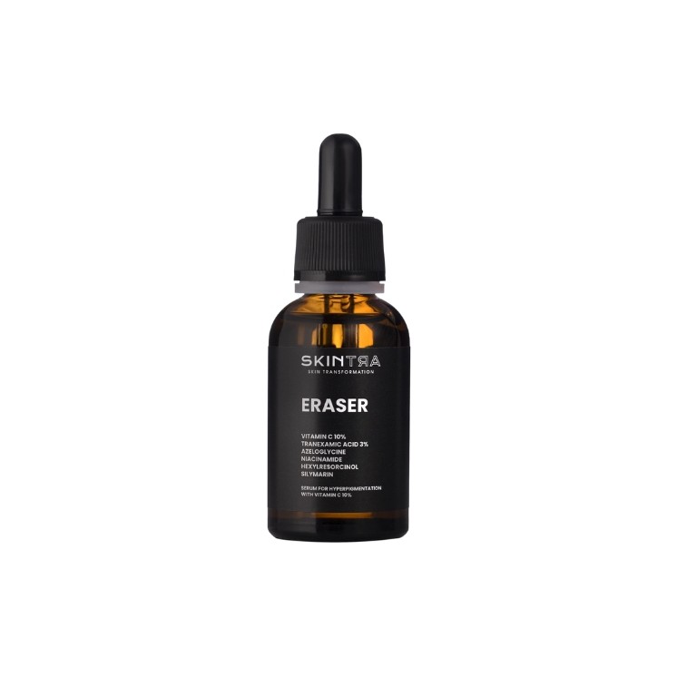 SkinTra Eraser Gesichtsserum gegen Verfärbungen, Vitamin C 10% 30 ml
