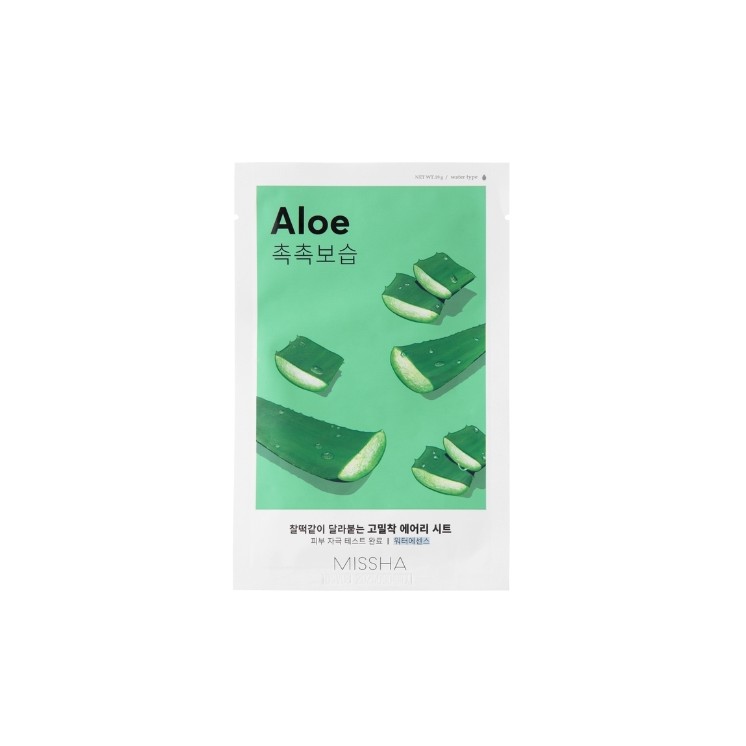 Missha Airy Fit Sheet Mask Aloe moisturizing and elasticizing Sheet Mask 19 g