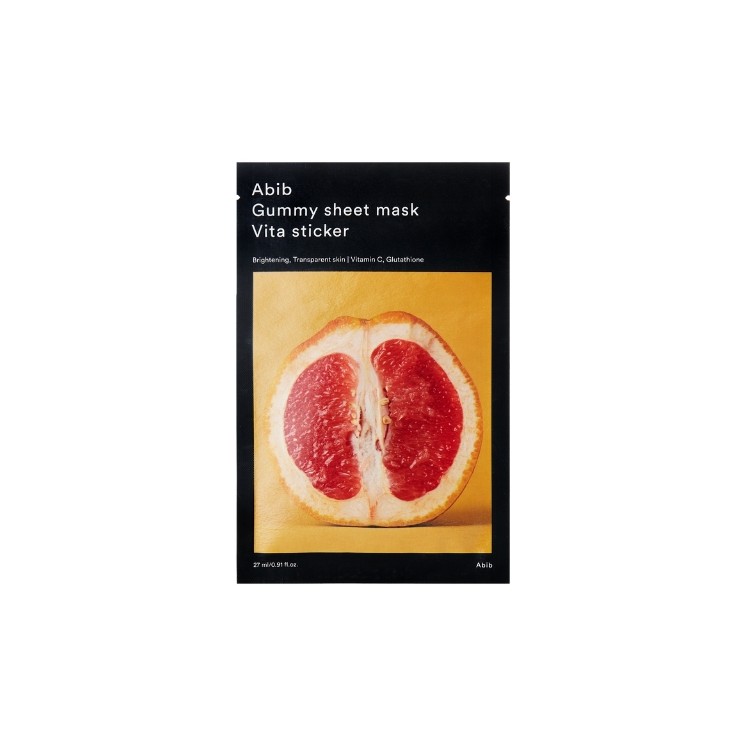 Abib Gummy Sheet Mask Vita Sticker verlichtend sheetmasker 27 ml