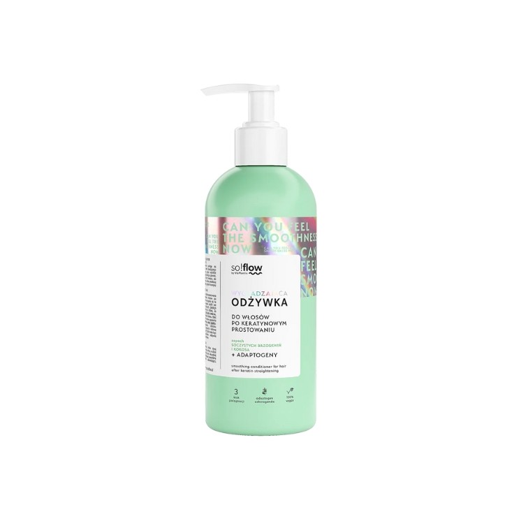 So!flow Wygładzająca Odżywka do włosów po keratynowym prostowaniu 400 ml 