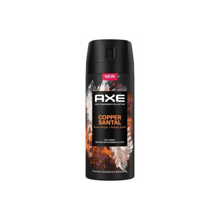 Axe Dézodorant avec spray'u Copper Santal 150 ml