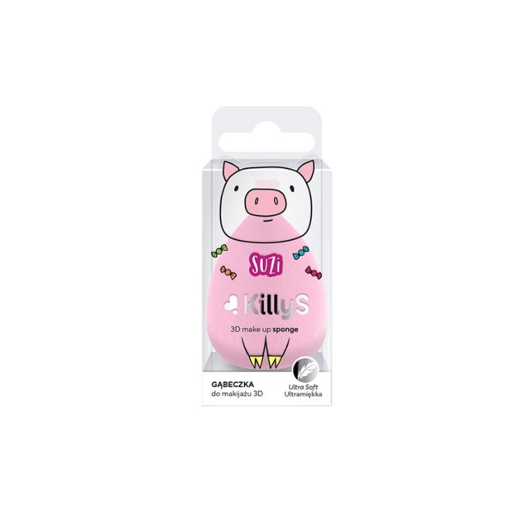 KillyS Éponge de maquillage 3D Ultra Soft Suzi Éponge de maquillage 1 pièce