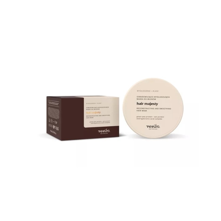 Masque capillaire reconstructeur et lissant Resibo Hair Majesty 175 ml