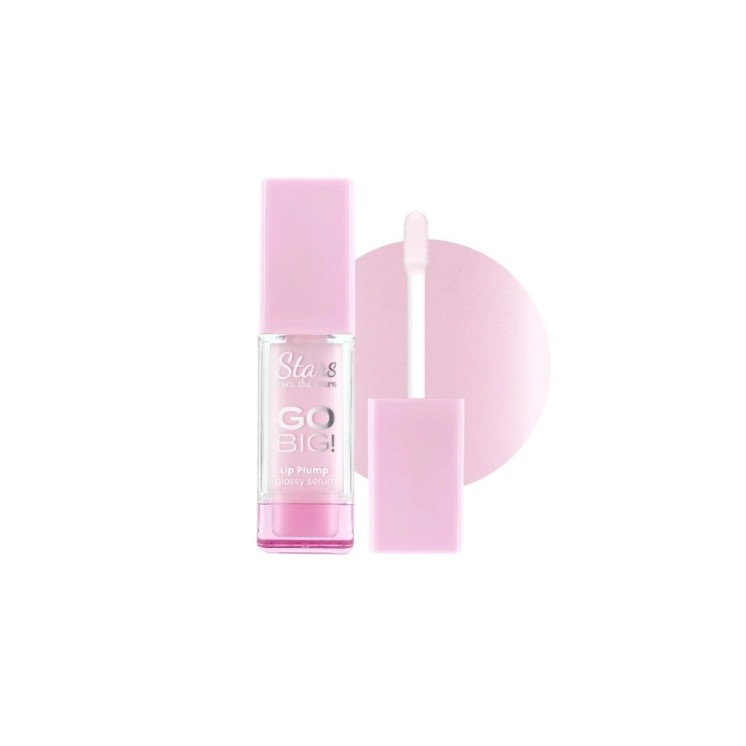 Stars from the stars Go big! Lip Plumping Lipgloss Serum /01/ Soft Pink 8 g