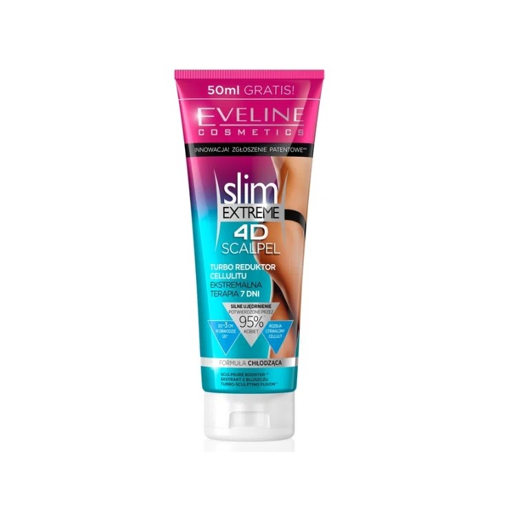 Eveline 4D Slim Extreme Scalpel Turbo Reduktor Cellulitu 250 ml