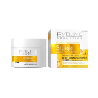 Eveline 3 Öle + Peptide Tiefenpflegende Gesichtscreme 50 ml