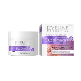 Crème Visage Hautement Concentrée Bave d'Escargot + Coenzyme Q10 Eveline 50 ml