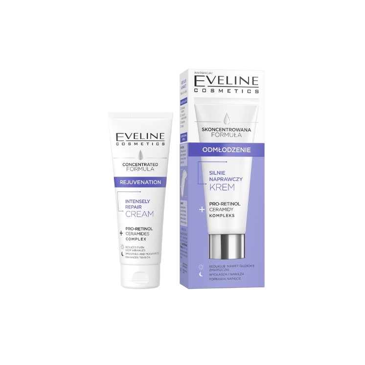 Crème Visage Réparatrice Forte Rajeunissement Formule Concentrée Eveline 50 ml
