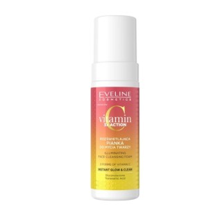 Mousse nettoyante visage éclaircissante Eveline Vitamin C 3x Action 150 ml