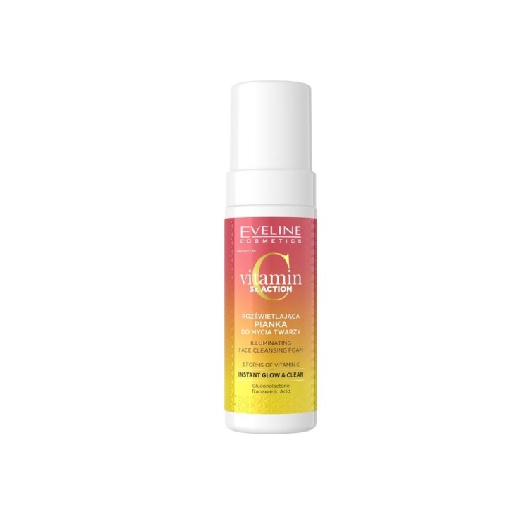 Mousse nettoyante visage éclaircissante Eveline Vitamin C 3x Action 150 ml