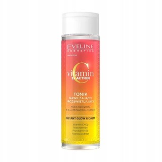 Tonique visage hydratant et éclaircissant Eveline Vitamin C 3x Action 200 ml