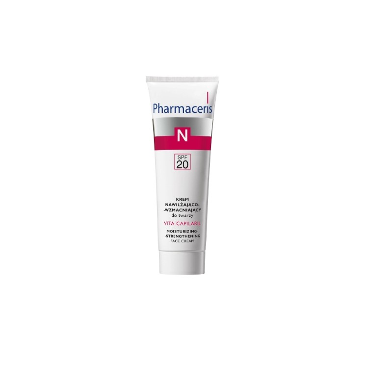 Pharmaceris N Vita -Capilaril feuchtigkeitsspendende und stärkende Gesichtscreme SPF20 50 ml
