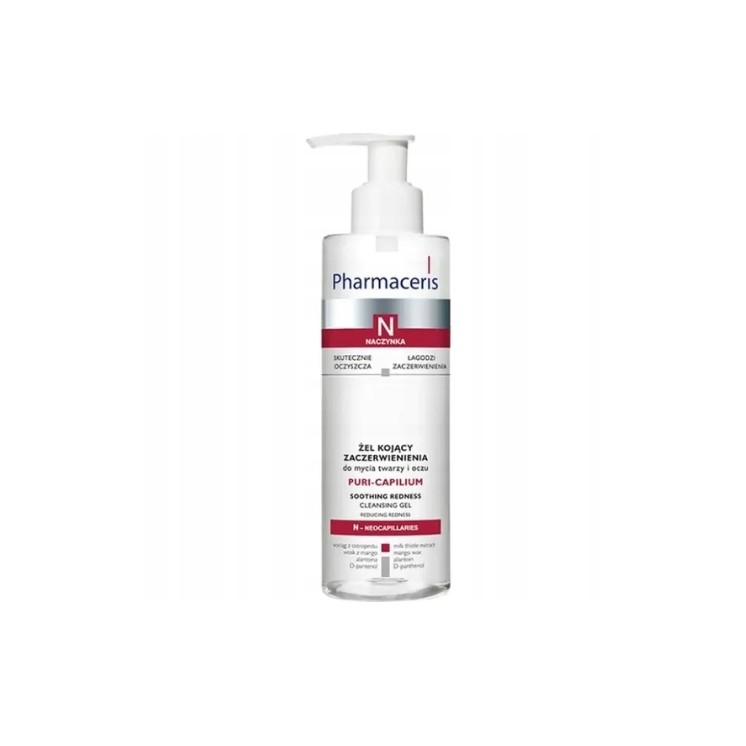 Pharmaceris N Puri-Capilium Gel Nettoyant Apaisant Visage et Yeux 190 ml