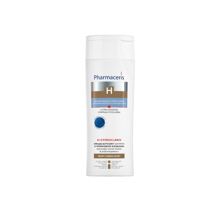 Pharmaceris H Stimuclaris Anti-Schuppen-Shampoo zur Stimulierung des Haarwachstums, 250 ml