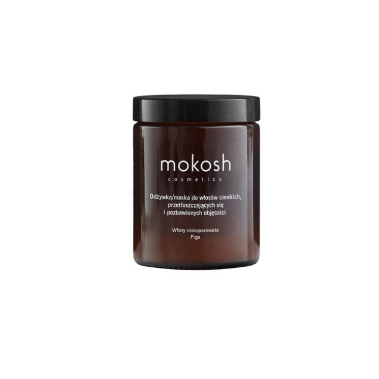 Après-shampoing/masque Mokosh pour cheveux à faible porosité, fins et sans volume Figa 180 ml
