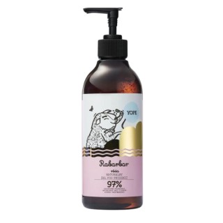 YOPE Natürliches Rhabarber- und Rosenduschgel 400 ml