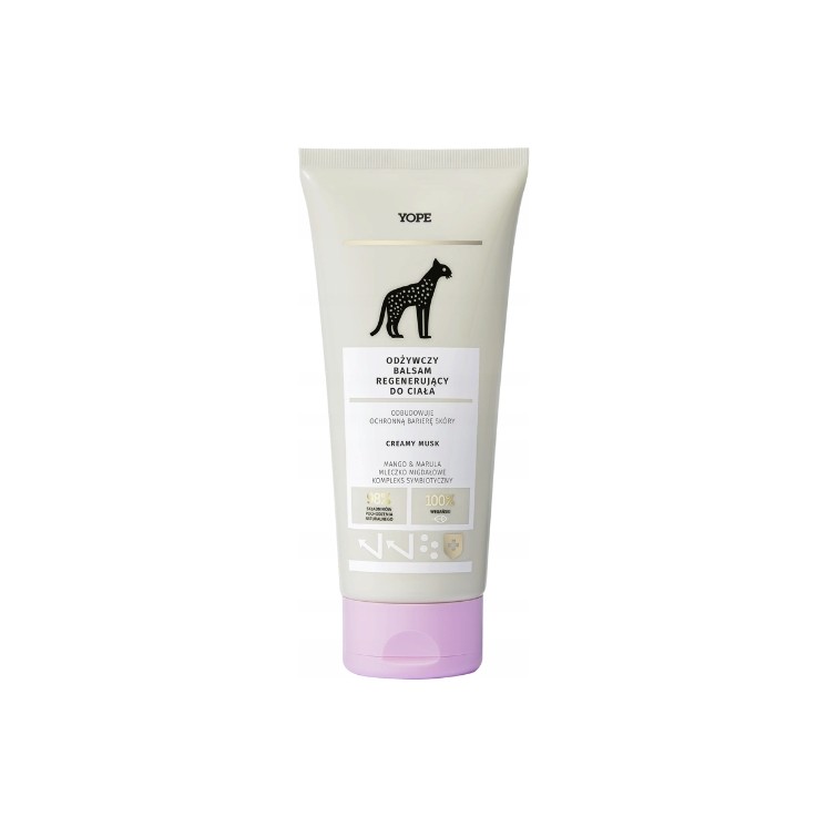 YOPE Nährender, regenerierender Körperbalsam, cremiger Moschus, 200 ml
