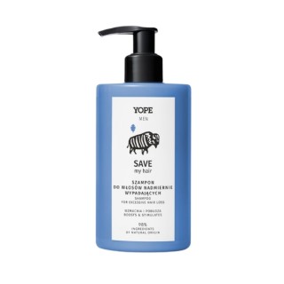 YOPE Men Safe My Hair Shampoo gegen übermäßigen Haarausfall 300 ml
