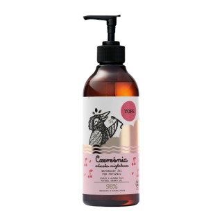 YOPE Natürliches Duschgel mit Kirsch- und Mandelmilch, 400 ml