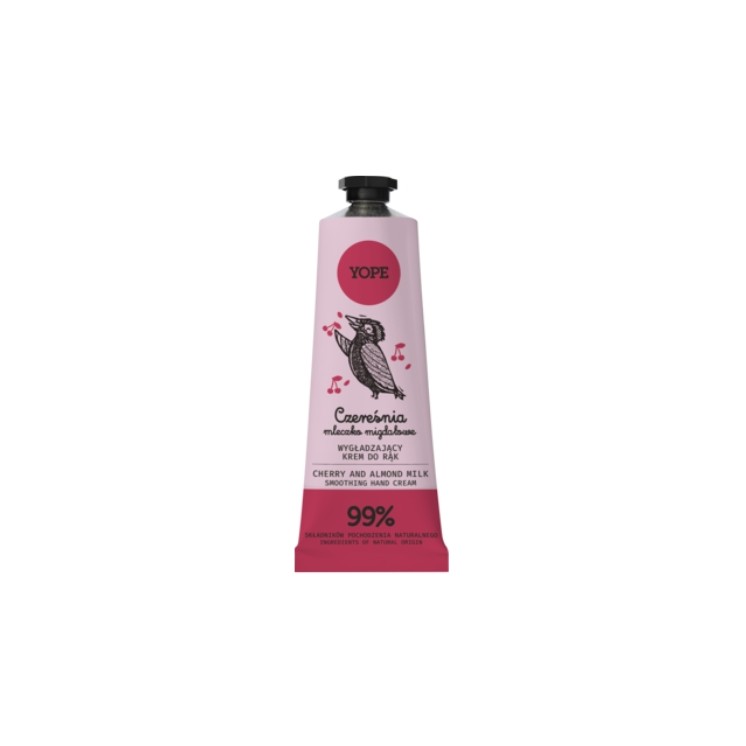 YOPE Natürliche Handcreme mit Kirsch- und Mandelmilch, 50 ml