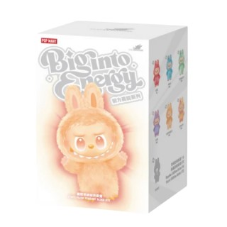 LABUBU Orginalna pluszowa Zawieszka Pop Mart Labubu The Monsters Big Into Energy Series + Kod QR 1 szt