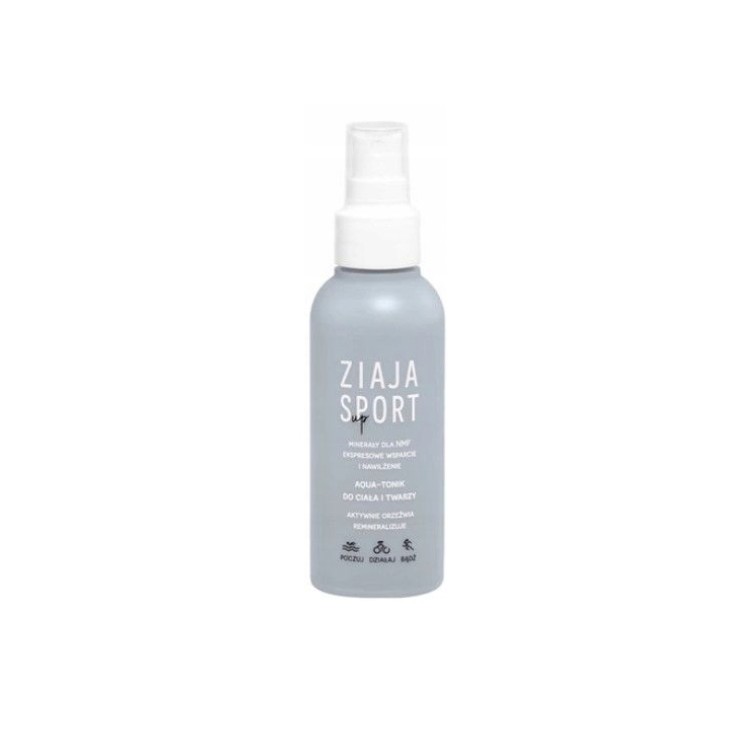 Ziaja Sport Up Aqua - Körper- und Gesichtstonikumspray 120 ml