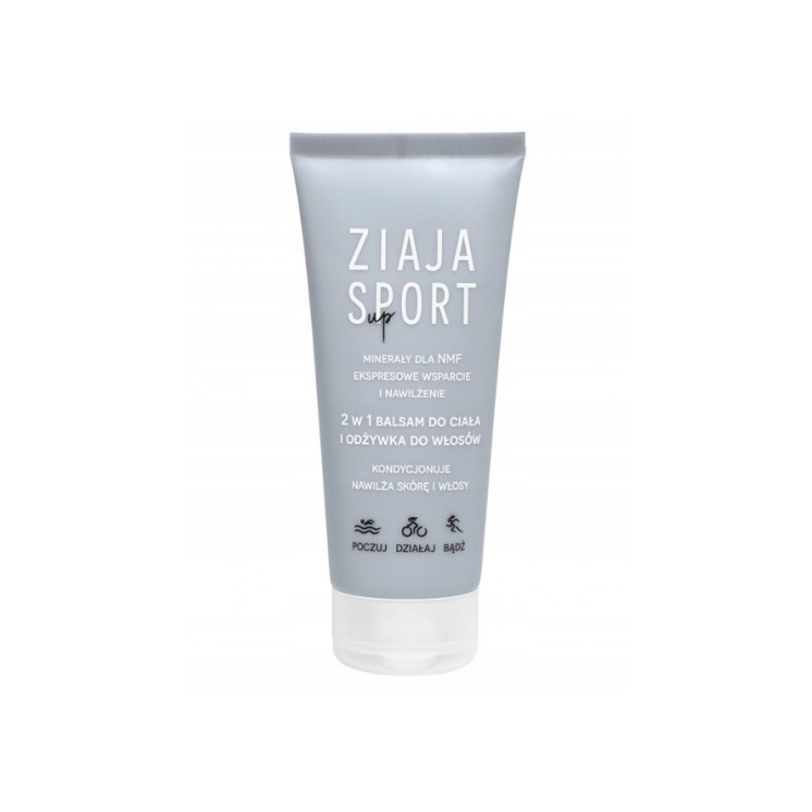 Ziaja Sport Up 2w1 Balsam do ciała i Odżywka do włosów 200 ml